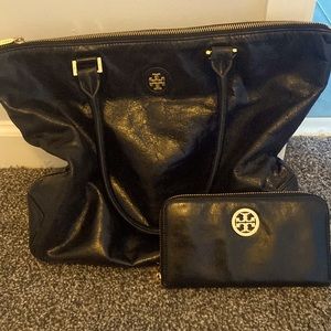 Authentic Tory Burch Tote and Wallet